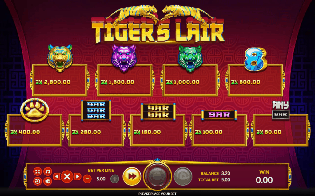 Tiger's Lair Joker123 Info