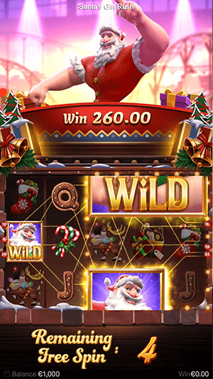 Santa Gift Rush PG ฝากวอลเลท