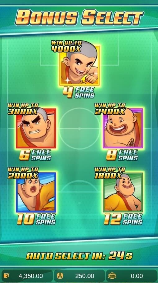 Shaolin Soccer PG Slot เกมไหนแตกดี