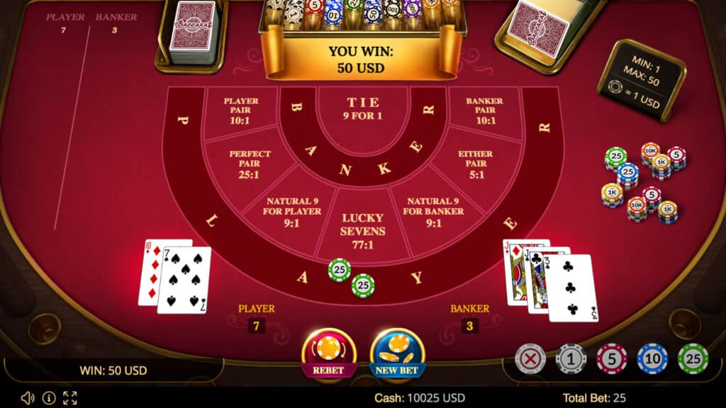 BACCARAT 777 สล็อตโจ๊กเกอร์ 168
