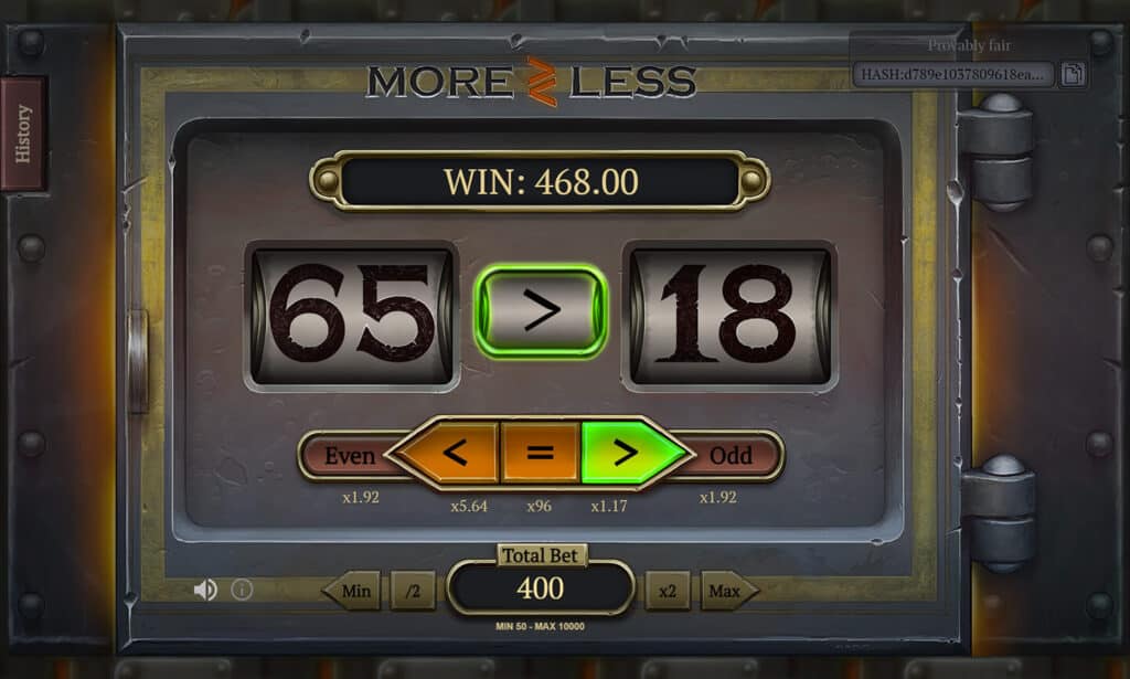 MORE OR LESS Joker123th