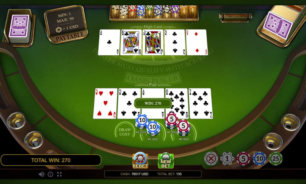 OASIS POKER CLASSIC สล็อต Joker