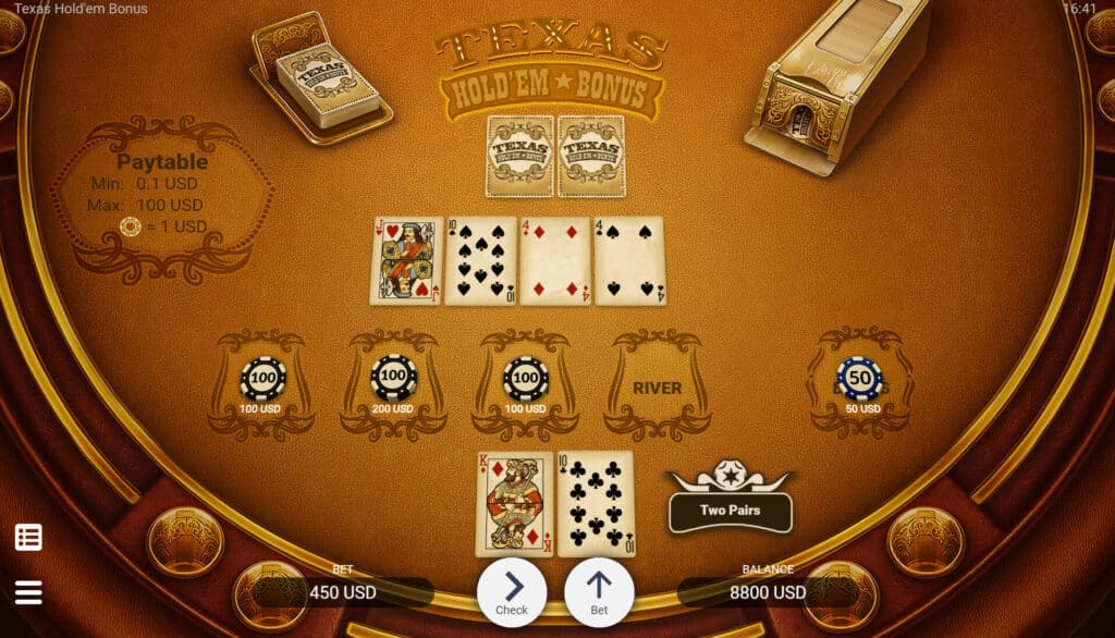 TEXAS HOLDEM BONUS Joker สล็อต 888