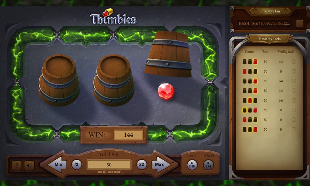 THIMBLES Slotxo Joker
