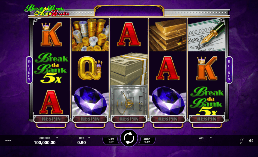Break Da Bank Again Respins Hyperspins Microgaming สล็อตจาก PG SLOT สล็อตโจ๊กเกอร์ Joker123 Joker Slot