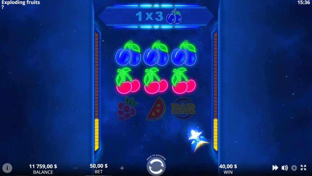 EXPLODING FRUITS สล็อตโจ๊กเกอร์ 123