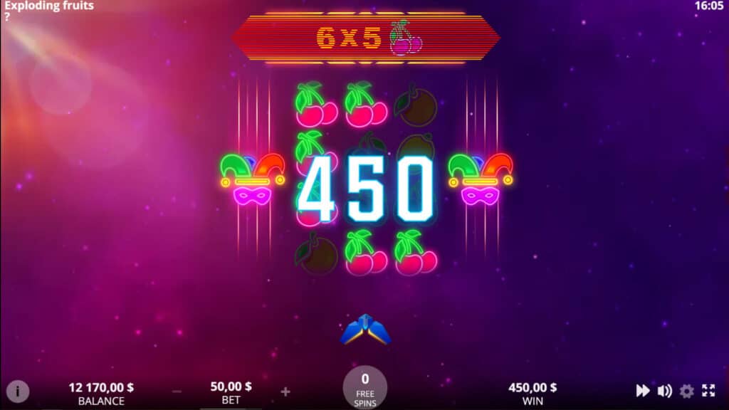 EXPLODING FRUITS Joker Gaming
