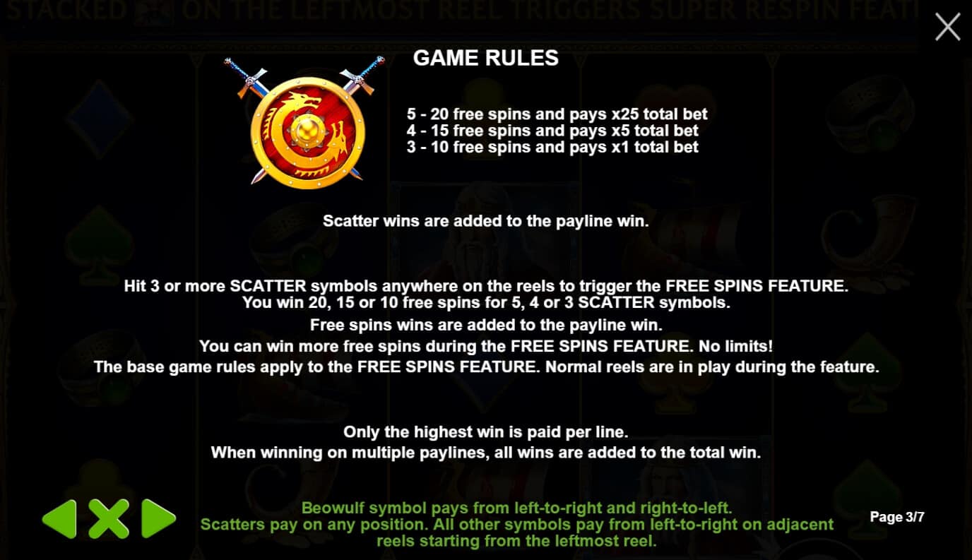 Beowulf เกมสล็อต เว็บตรง จากค่าย Pragmatic Play joker888