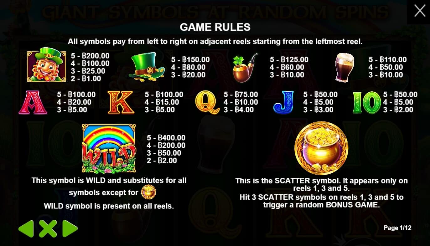 Leprechaun Song เกมสล็อต เว็บตรง จากค่าย Pragmatic Play โจ๊กเกอร์ 888