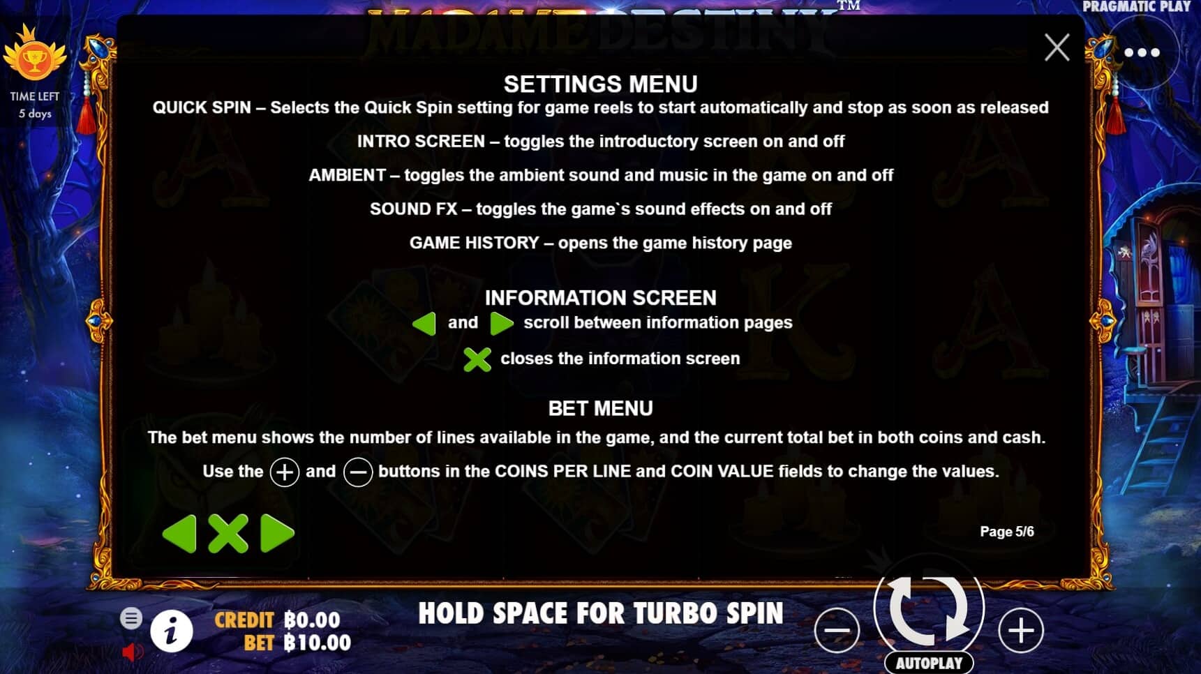 Madame Destiny เกมสล็อต เว็บตรง จากค่าย Pragmatic Play joker slot