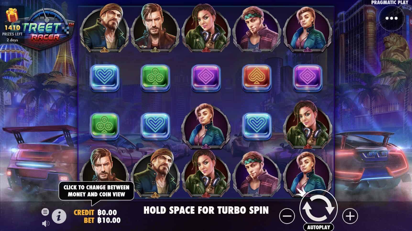 Street Racer เกมสล็อต เว็บตรง จากค่าย Pragmatic Play joker gaming