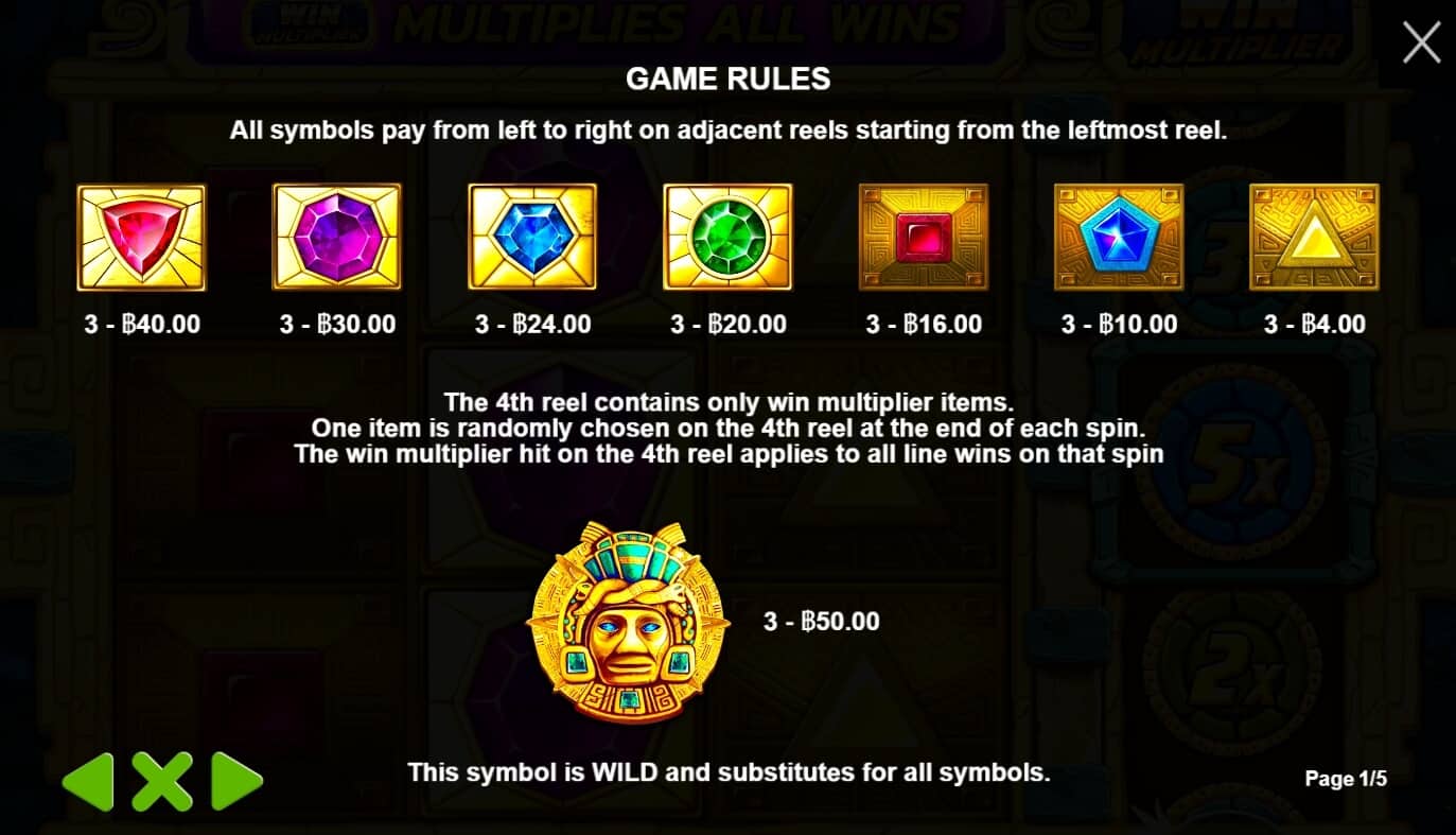 Aztec Gems เกมสล็อต เว็บตรง จากค่าย Pragmatic Play joker สล็อต 888