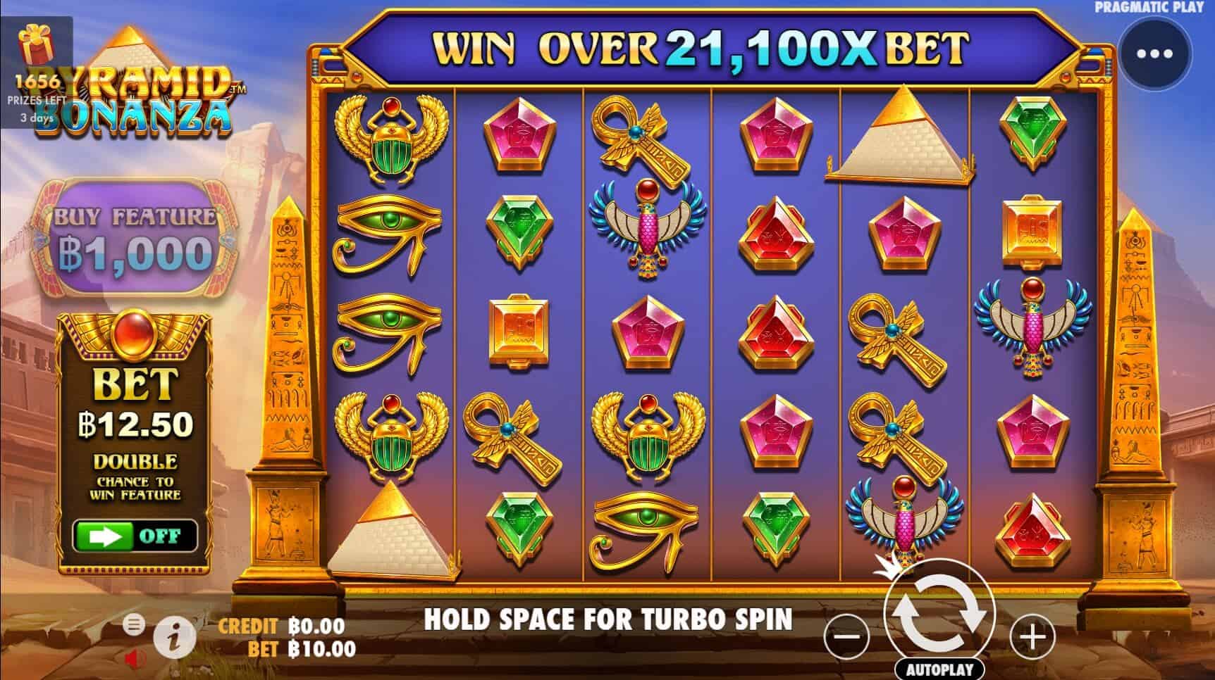 Pyramid Bonanza เกมสล็อต เว็บตรง จากค่าย Pragmatic Play joker888
