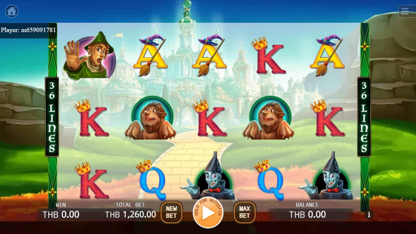The Wizard Of Oz สล็อต เว็บตรง ไม่ผ่านเอเย่นต์ ค่าย KA Gaming joker123th