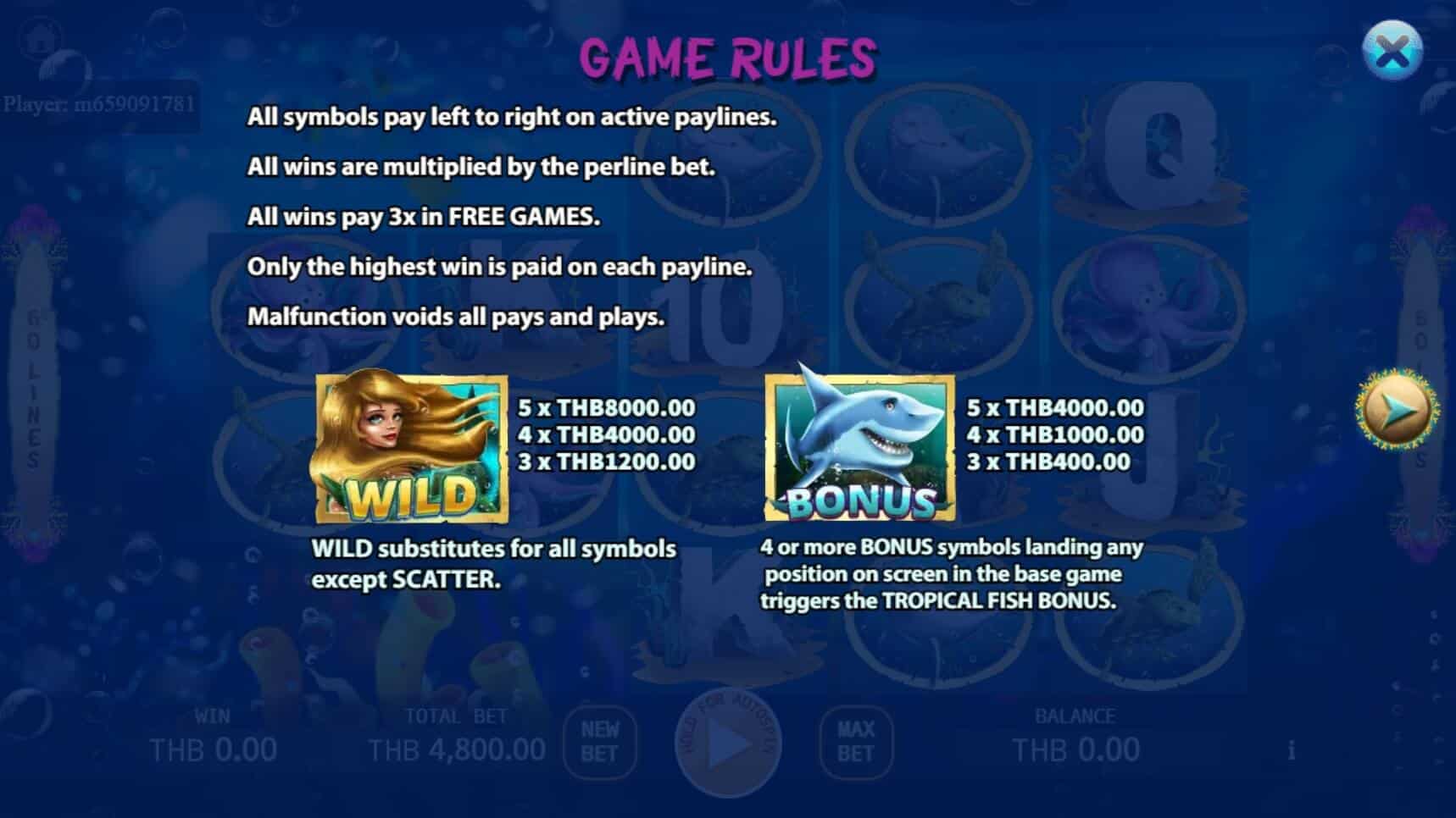 Mermaid Seas สล็อต เว็บตรง ไม่ผ่านเอเย่นต์ ค่าย KA Gaming โจ๊กเกอร์ 123