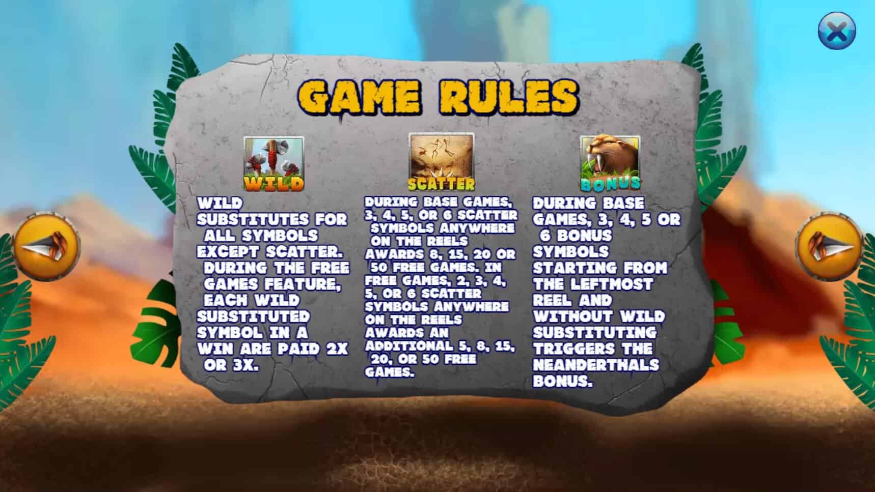 Neanderthals สล็อต เว็บตรง ไม่ผ่านเอเย่นต์ ค่าย KA Gaming joker เครดิตฟรี 50 ไม่ต้องแชร์