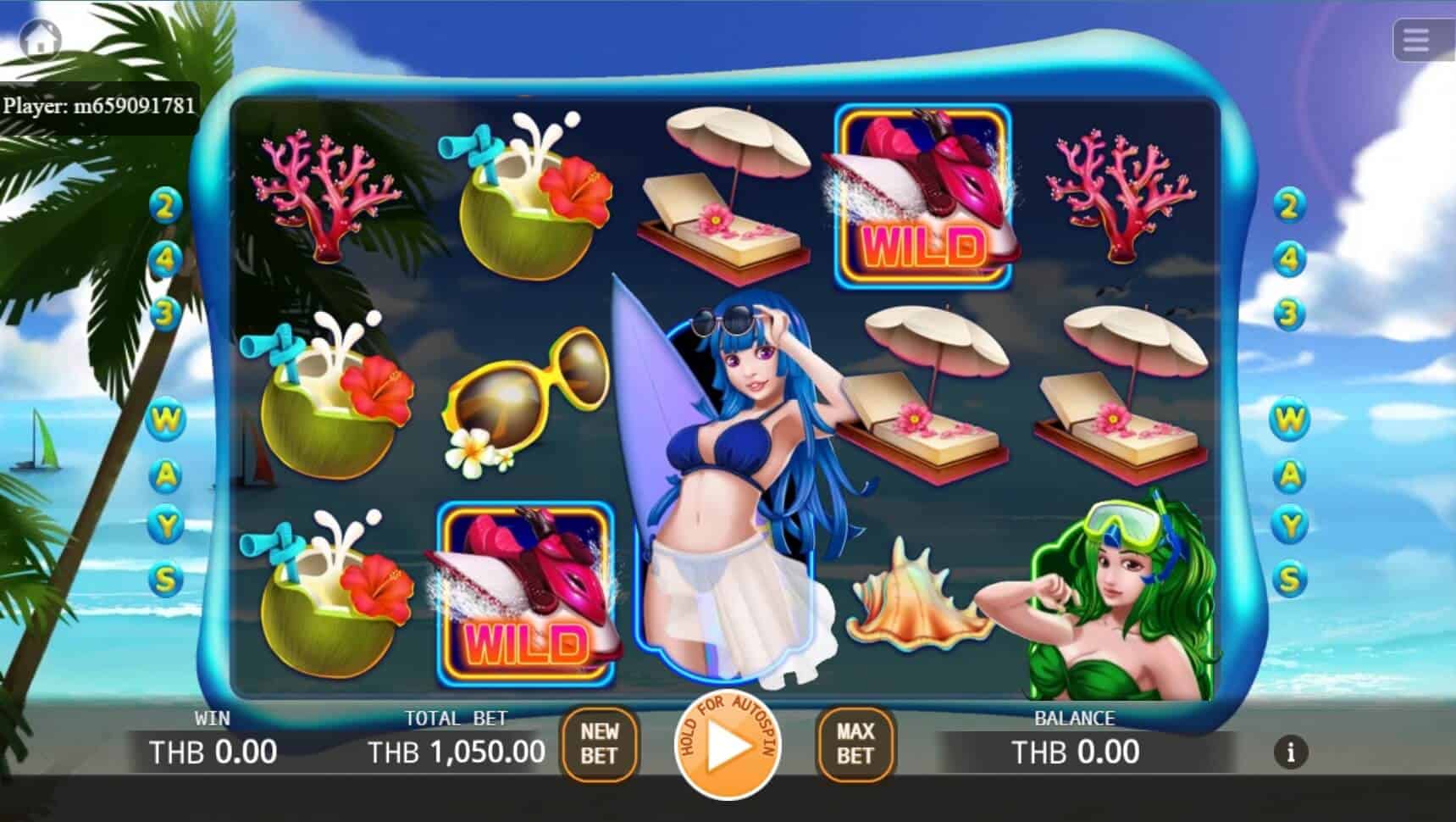 Sunny Bikini ค่าย KA Gaming เว็บ Joker จาก joker สล็อต 888