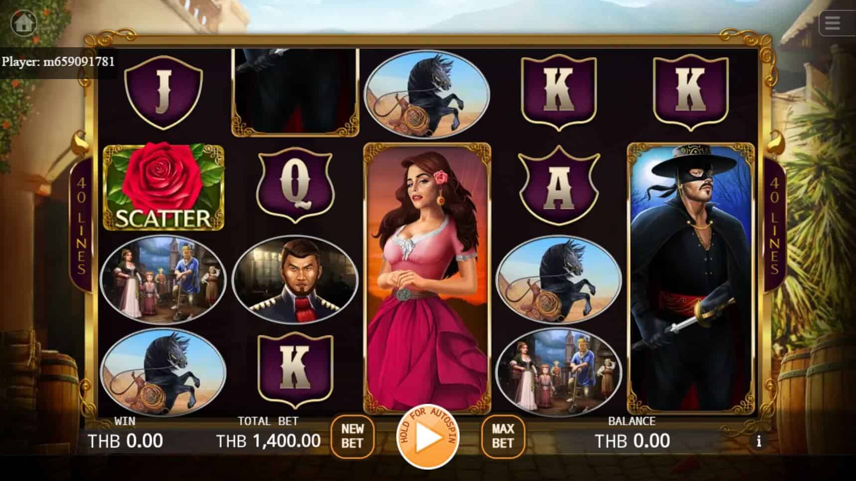 The Mask Of Zorro สล็อต เว็บตรง ไม่ผ่านเอเย่นต์ ค่าย KA Gaming สล็อต joker