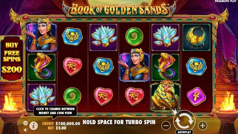 Book of Golden Sands Pragmatic Play สล็อตโจ๊กเกอร์