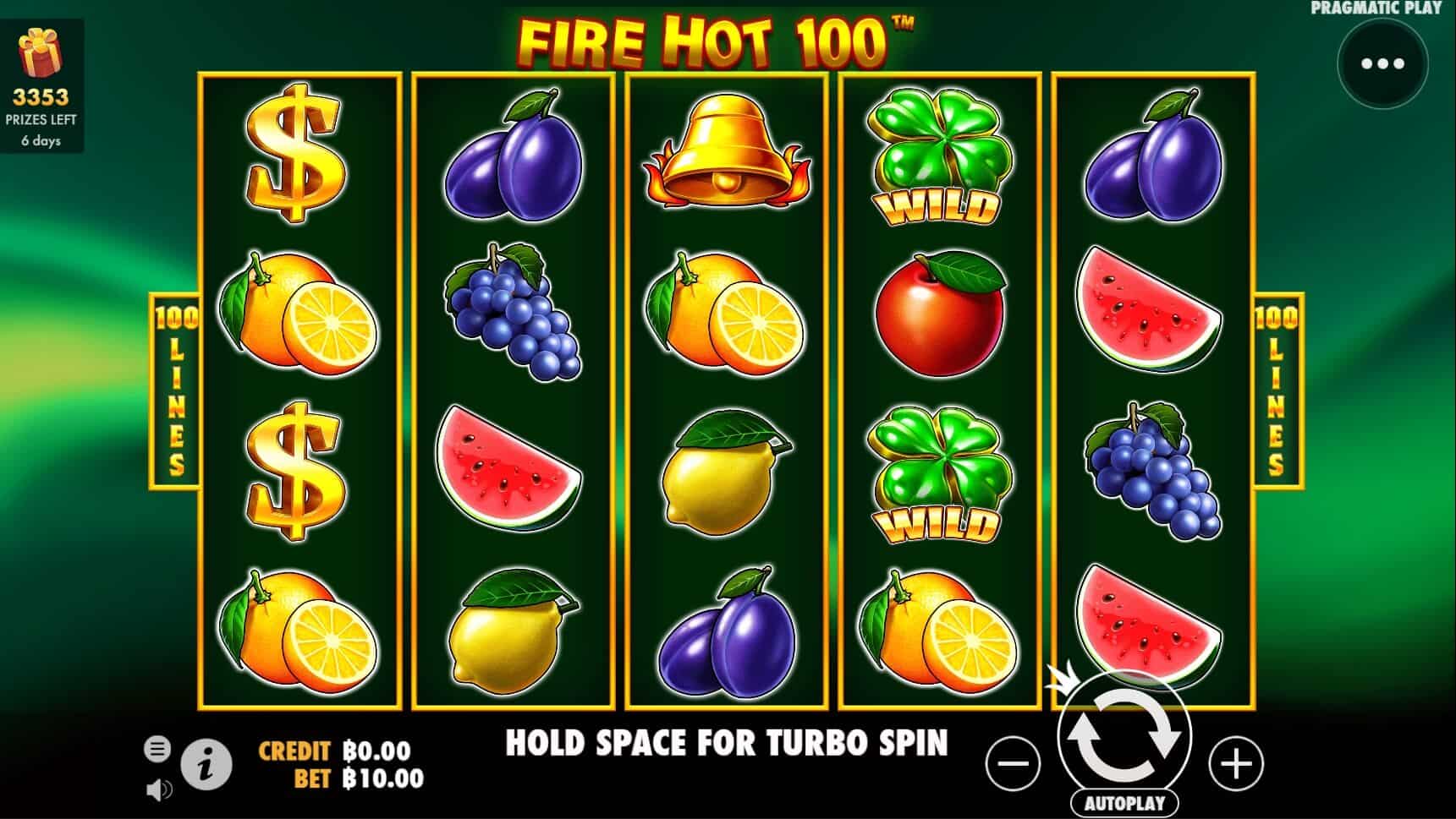Fire Hot 100 Pragmatic Play สล็อตโจ๊กเกอร์