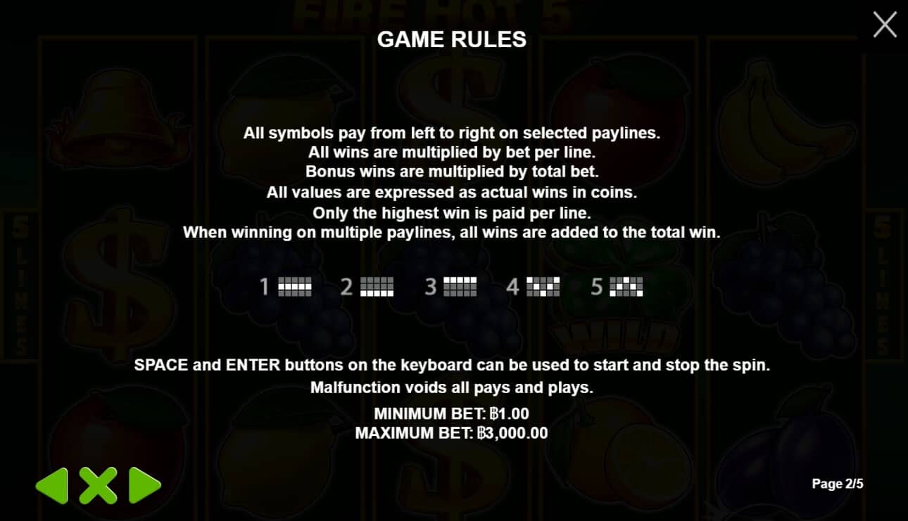 Fire Hot 5 Pragmatic Play joker gaming