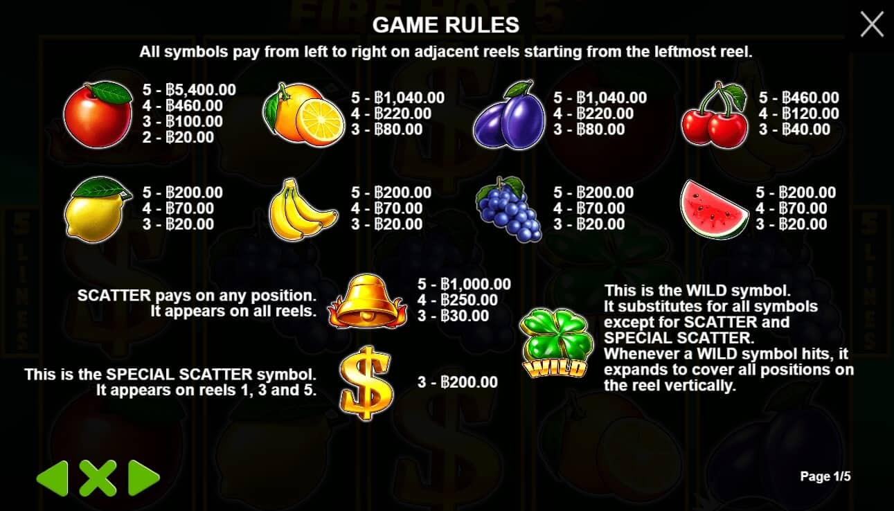 Fire Hot 5 Pragmatic Play joker slot