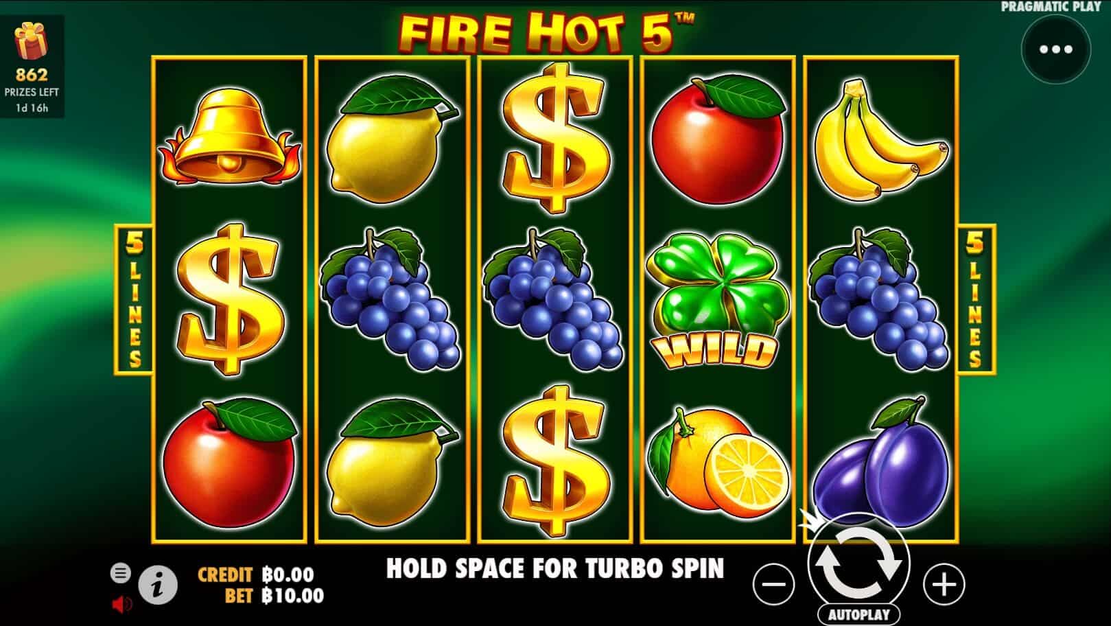 Fire Hot 5 Pragmatic Play สล็อตโจ๊กเกอร์
