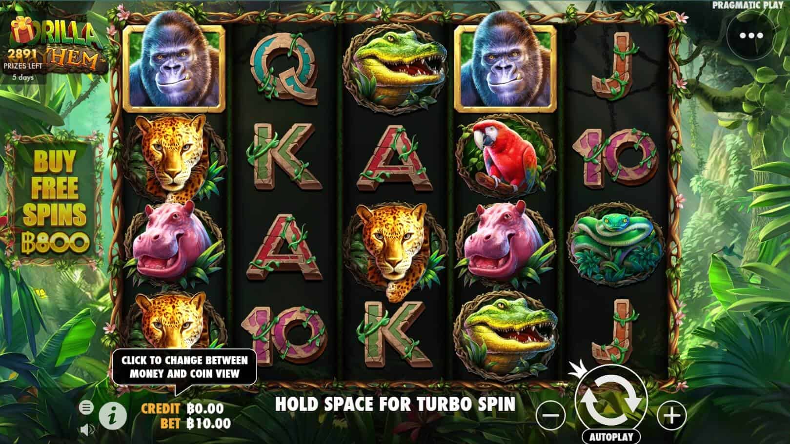 Gorilla Mayhem Pragmatic Play สล็อตโจ๊กเกอร์