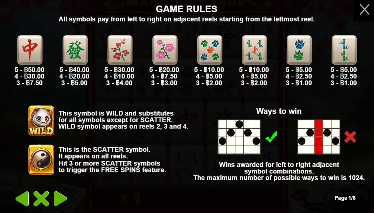 Mahjong Panda Pragmatic Play สล็อตโจ๊กเกอร์