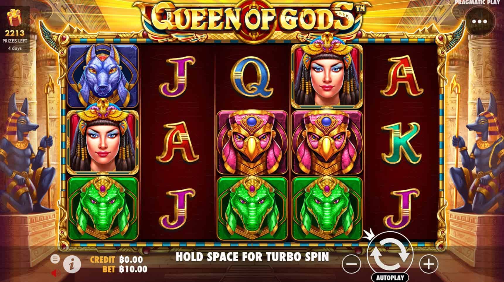 Queen Of Gods Pragmatic Play สล็อตโจ๊กเกอร์