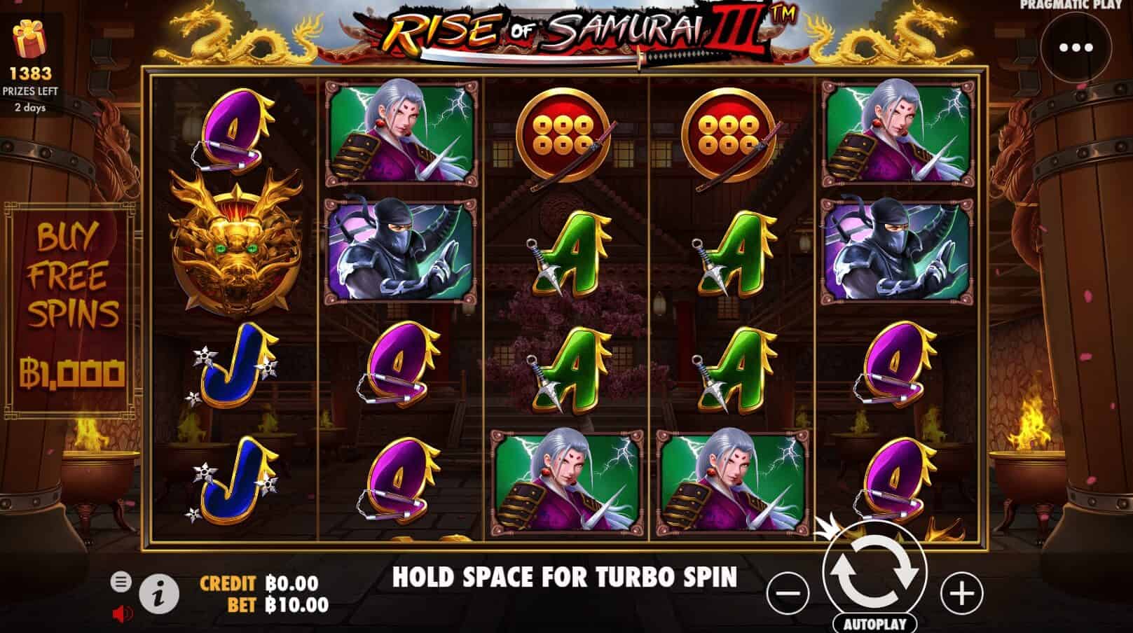 Rise Of Samurai III Pragmatic Play สล็อตโจ๊กเกอร์