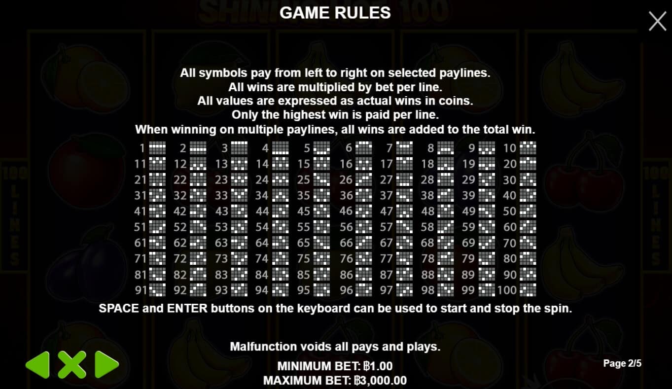Shining Hot 100 Pragmatic Play joker gaming