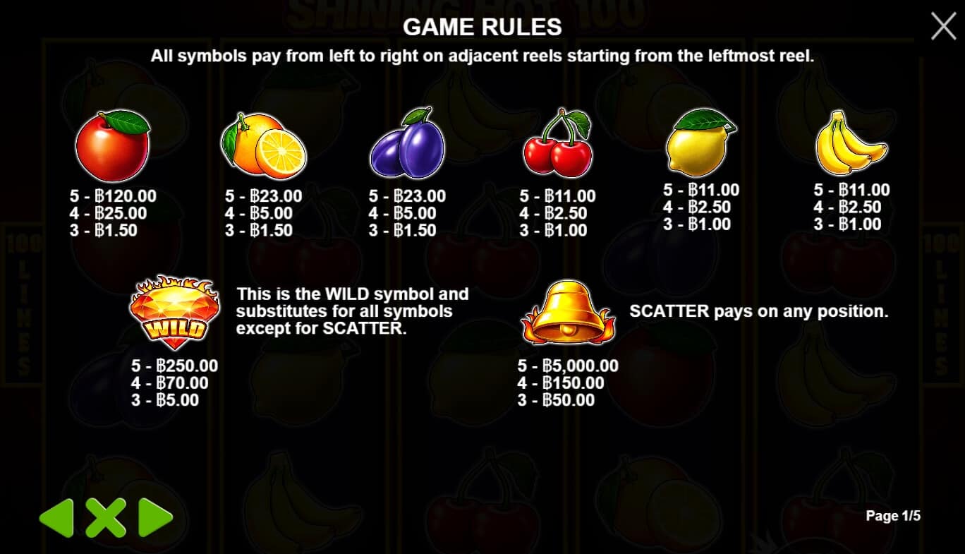 Shining Hot 100 Pragmatic Play joker slot