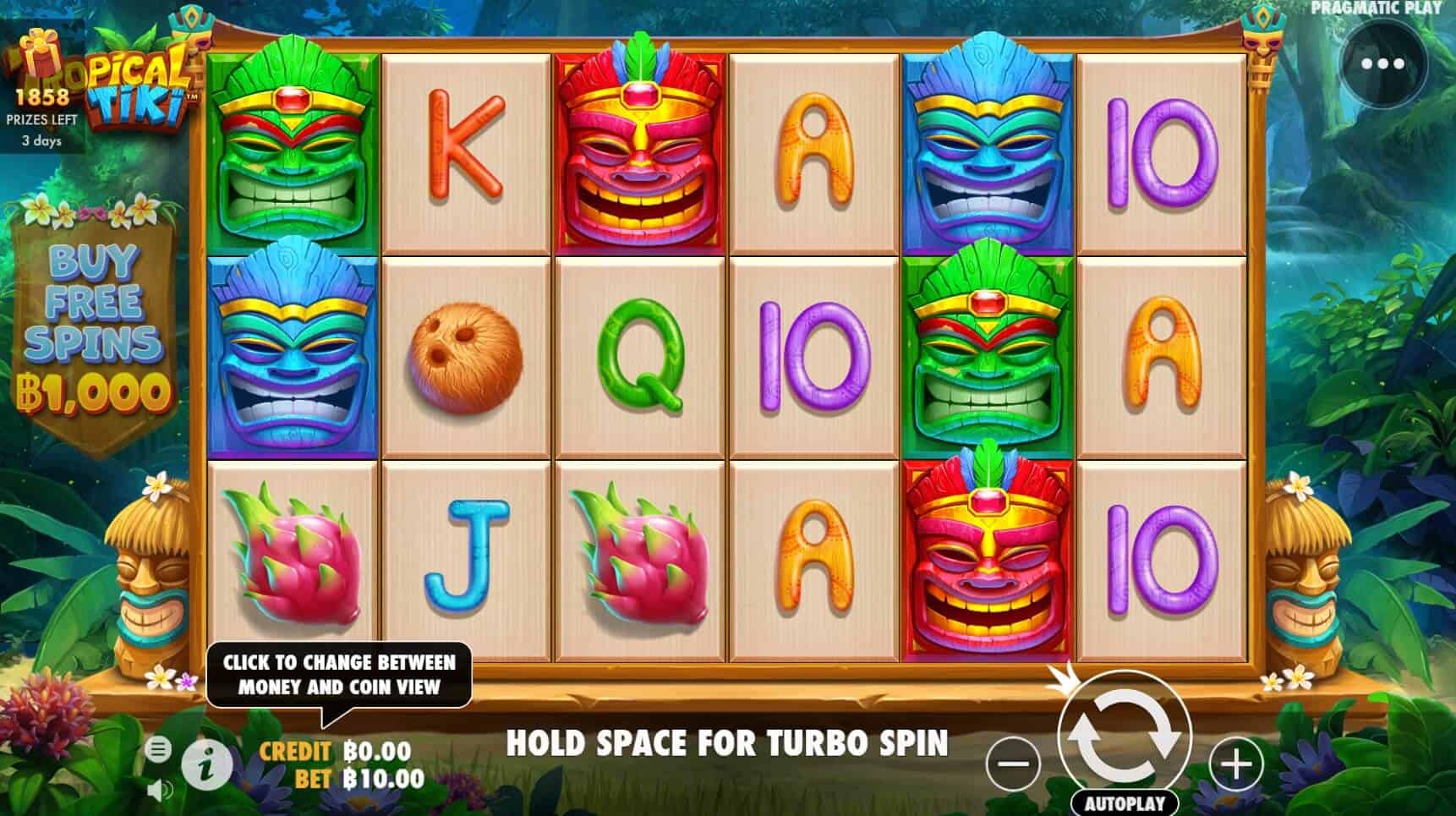 Tropical Tiki Pragmatic Play สล็อตโจ๊กเกอร์
