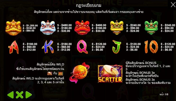 5 Lions Dance Pragmatic Play joker gaming