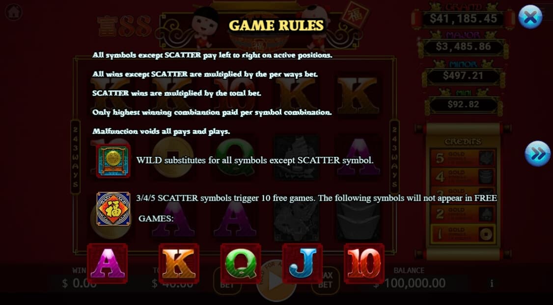 88 Riches KAGaming joker slot