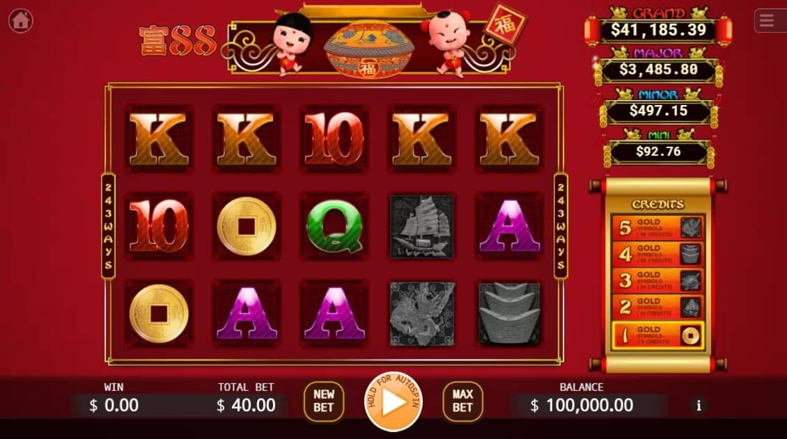 88 Riches KAGaming สล็อตโจ๊กเกอร์