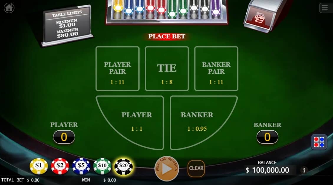 Baccarat KAGaming สล็อตโจ๊กเกอร์
