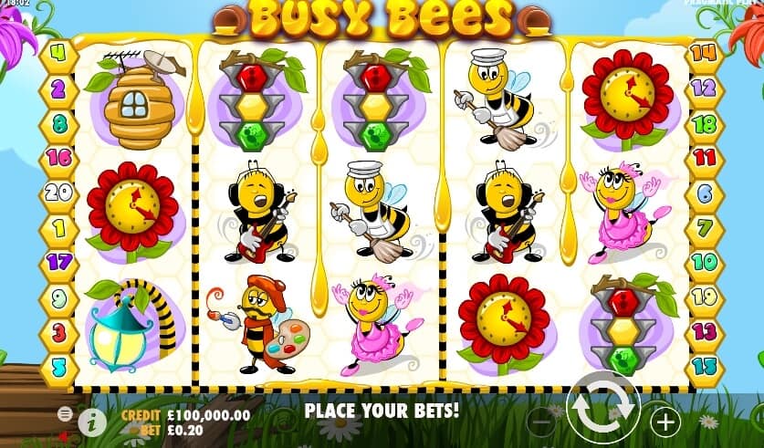 Busy Bees Pragmatic Play สล็อตโจ๊กเกอร์