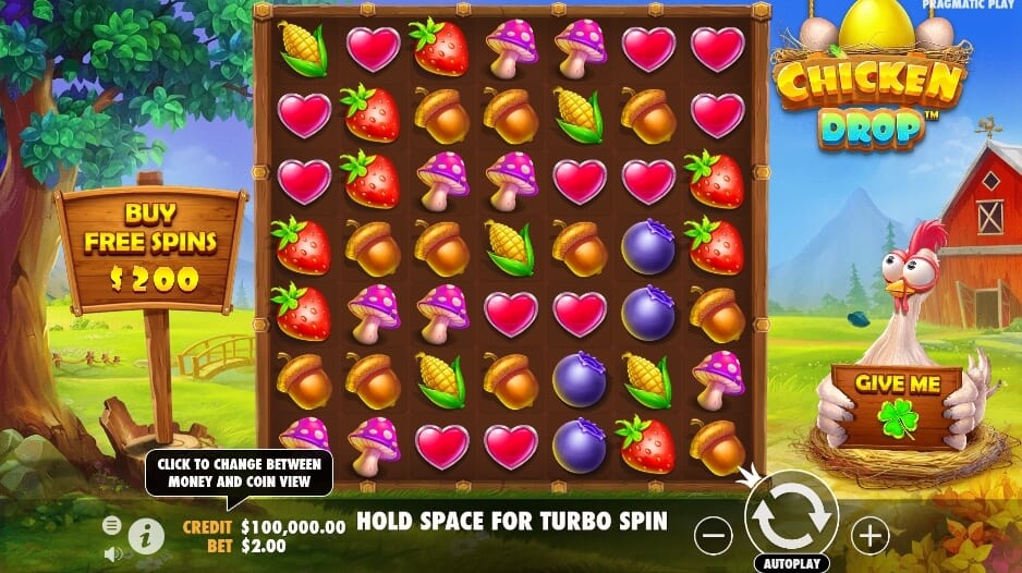 Chicken Drop Pragmatic Play สล็อตโจ๊กเกอร์
