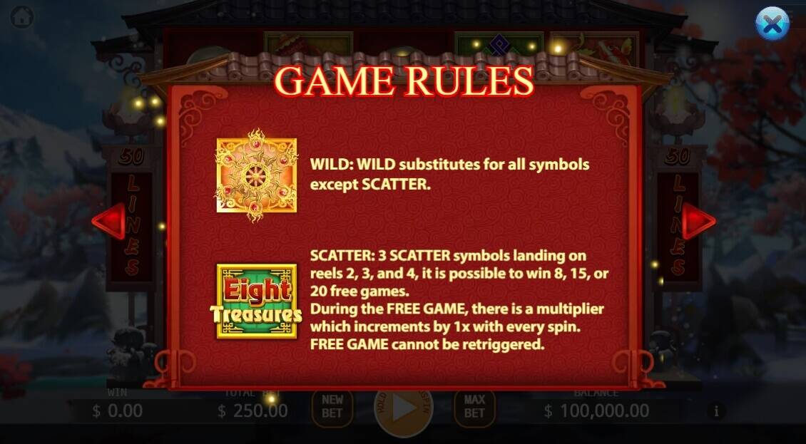 Eight Treasures KAGaming joker gaming