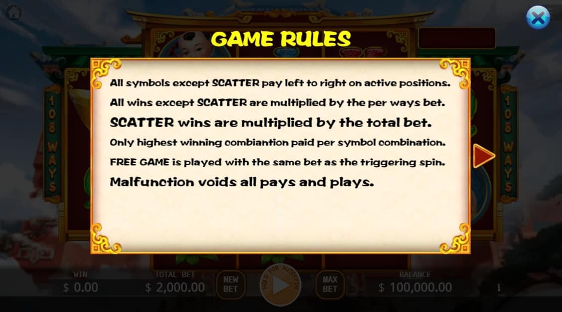 Fu Lu Shou KAGaming joker slot