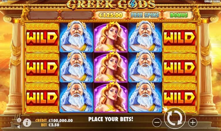 Greek Gods Pragmatic Play joker slot