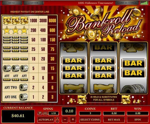 Bankroll Reload 1 Line Pragmatic Play สล็อตโจ๊กเกอร์