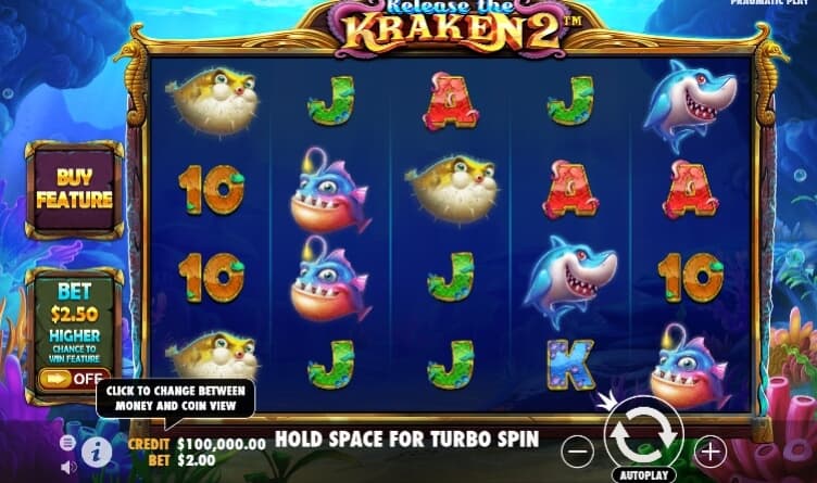 Release the Kraken 2 Pragmatic Play สล็อตโจ๊กเกอร์