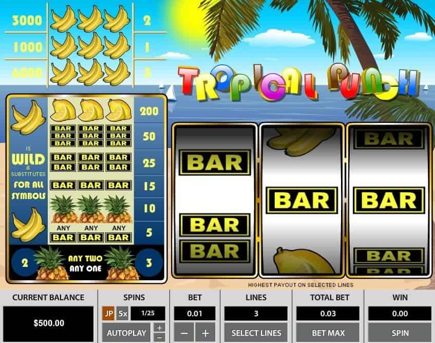 Tropical Punch 3 Lines Pragmatic Play joker123