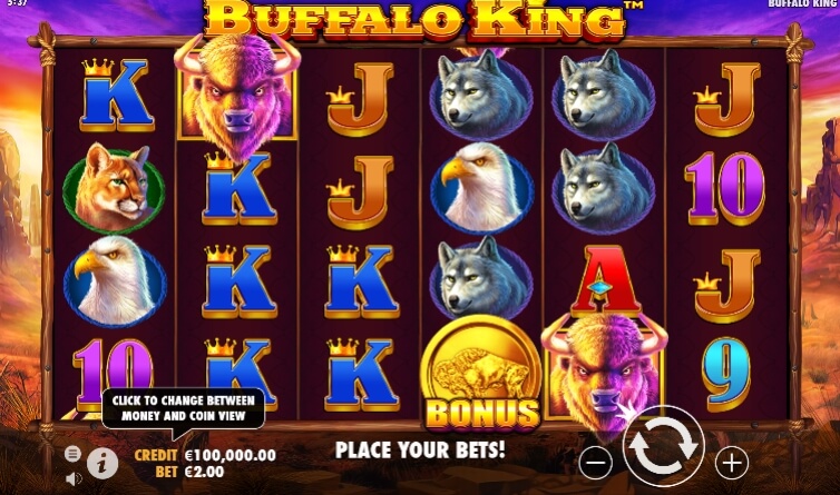 Buffalo King Pragmatic Play สล็อตโจ๊กเกอร์