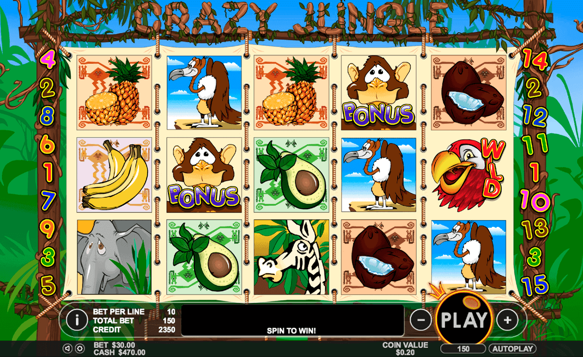 Crazy Jungle Pragmatic Play สล็อตโจ๊กเกอร์