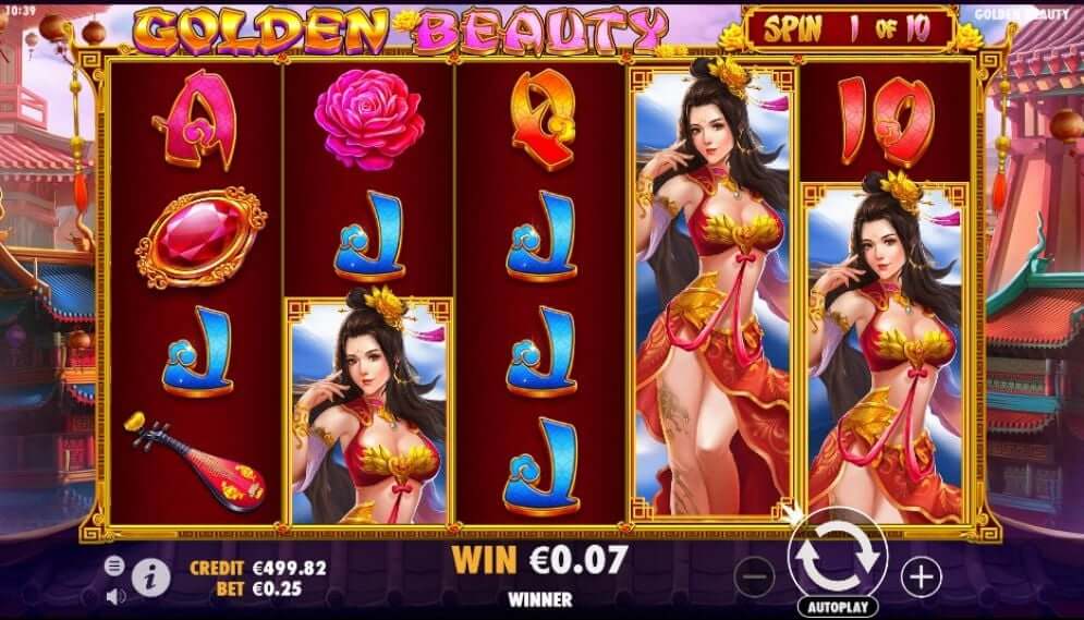 Golden Beauty Pragmatic Play สล็อตโจ๊กเกอร์