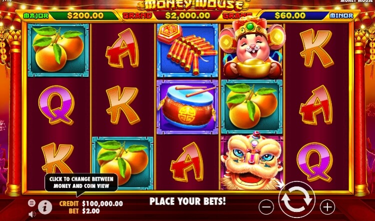 Money Mouse Pragmatic Play สล็อตโจ๊กเกอร์